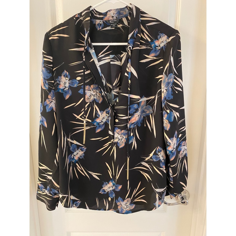 Marciano floral printed top